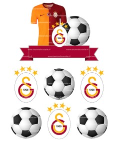 DIY Taarttopper Galatasary - 15cm 2