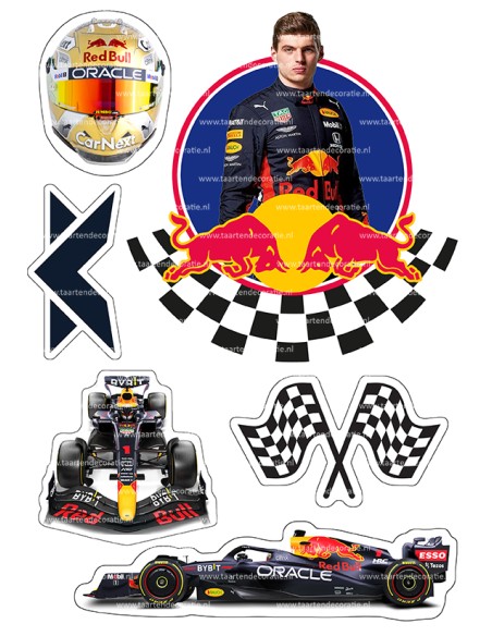 DIY Taarttopper Max Verstappen - 16cm
