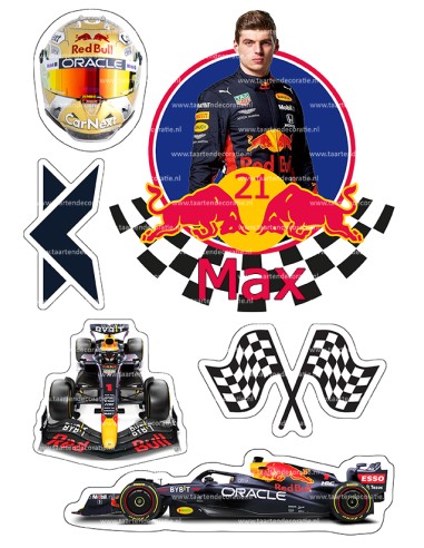 DIY Taarttopper Max Verstappen - 16cm