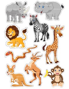 DIY Taarttopper Dierentuin Dieren 2