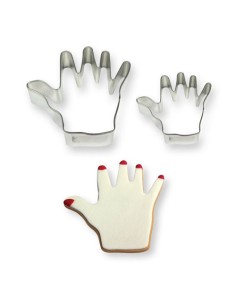PME Koekjes Uitsteker Set Hand -2st-