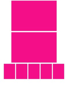 DIY Taarttopper Eigen Foto Rechthoek - 10x15cm