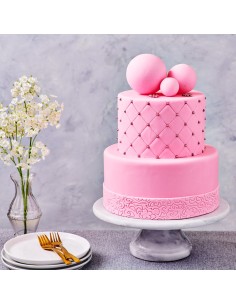 FunCakes Covering Paste Baby Roze -500gr- 2