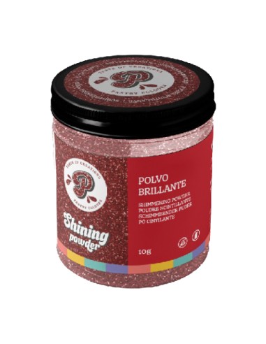 PastryColours Eetbare Glanspoeder Rood -10gr-