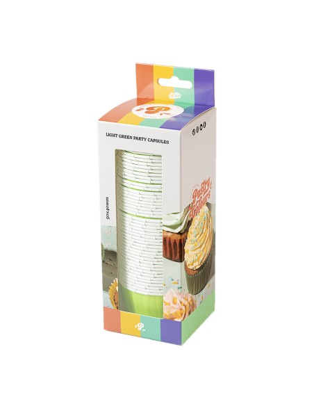 Baking Case Cup Groen -50st-