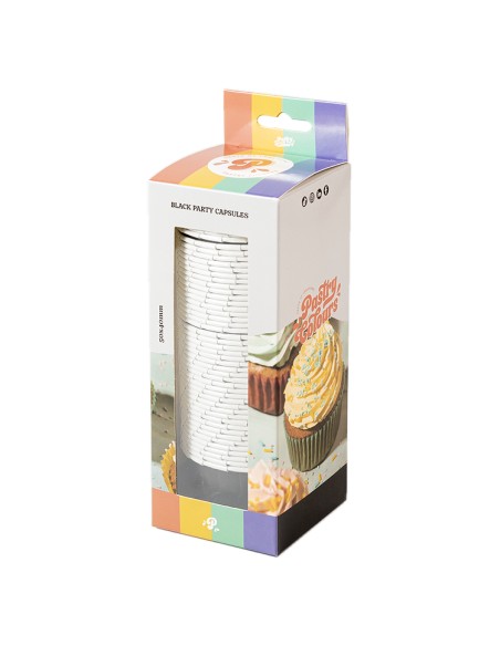 Baking Case Cup Zwart -50st-
