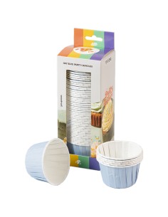 Baking Case Cup Blauw -50st- 2