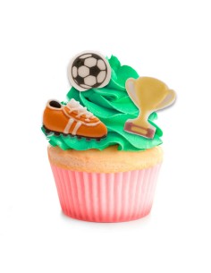Dekora Suikerdecoratie Voetbal -8st- 2