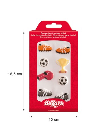 Dekora Suikerdecoratie Voetbal -8st-