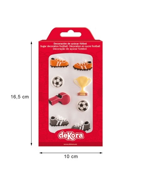 Dekora Suikerdecoratie Voetbal -8st-