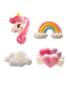 Dekora Suikerdecoratie Eenhoorn -8st-