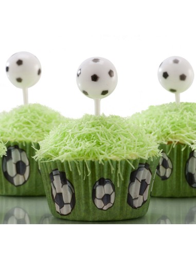 Dekora 3D Cupcake Toppers Voetbal -6st-