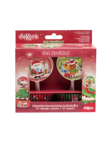 Dekora Baking Cups & Toppers -24st-