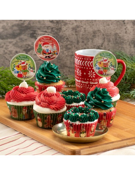 Dekora Baking Cups & Toppers -24st-