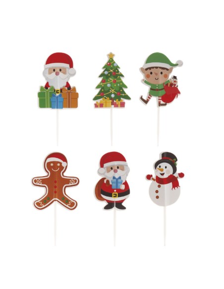 Dekora Cupcake Toppers Kerst -30st-