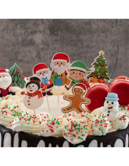 Dekora Cupcake Toppers Kerst -30st-