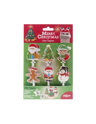 Dekora Cupcake Toppers Kerst -30st-