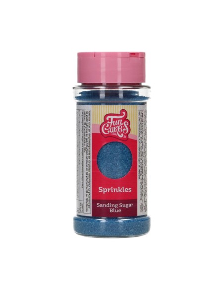 FunCakes Gekleurde Fijne Suiker Blauw -80gr-