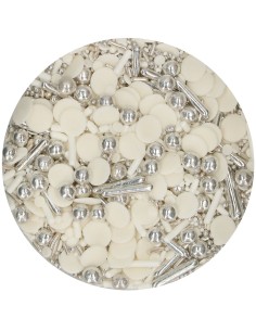 FunCakes Sprinkle Medley Silver Chic -60gr- 