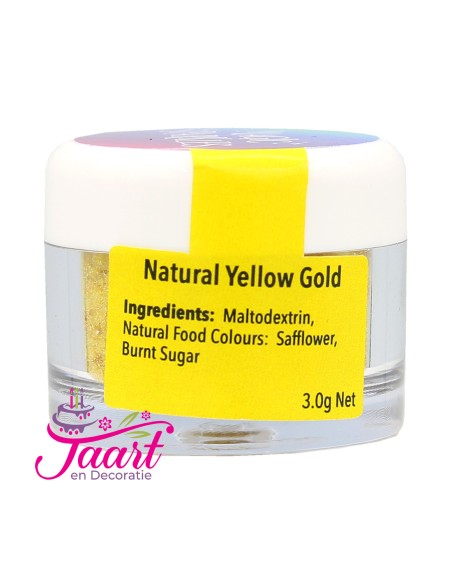 Magic Sparkles Eetbare Glitters Yellow Gold -3gr-