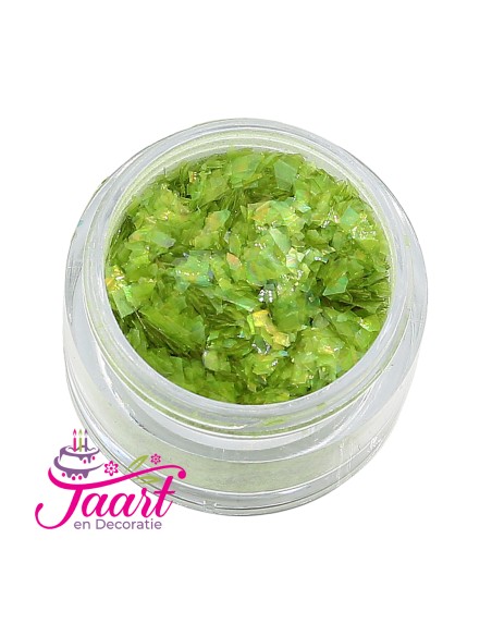 Magic Sparkles Eetbare Glitters Peridot Green -3gr-
