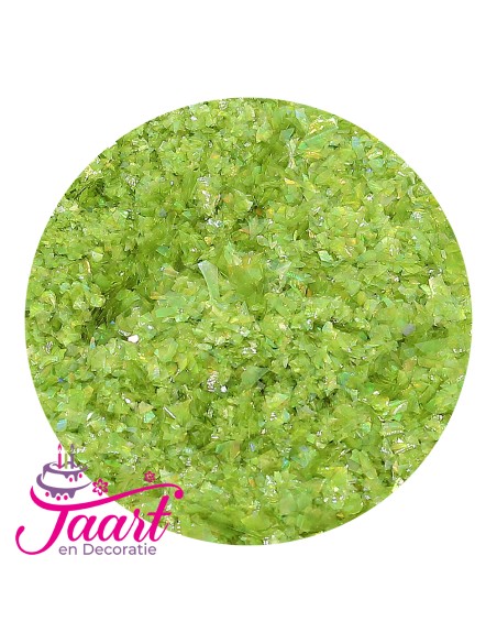 Magic Sparkles Eetbare Glitters Peridot Green -3gr-