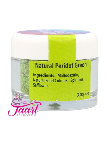 Magic Sparkles Eetbare Glitters Peridot Green -3gr-