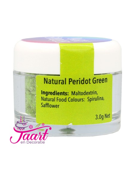 Magic Sparkles Eetbare Glitters Peridot Green -3gr-