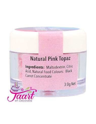 Magic Sparkles Eetbare Glitters Pink Topaz -3gr-