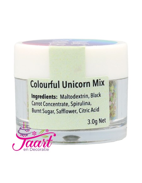 Magic Sparkles Eetbare Glitters Colourfull Unicorn Mix -3gr-