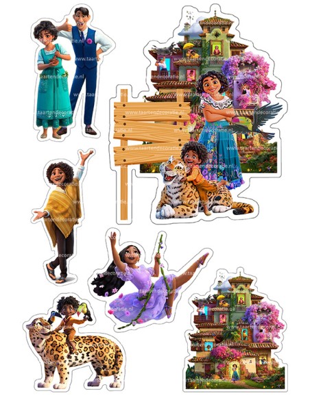 DIY Taarttopper Encanto 2 - 16cm