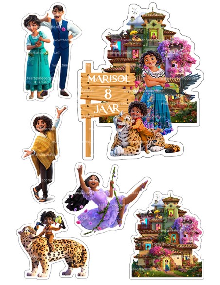 DIY Taarttopper Encanto 2 - 16cm