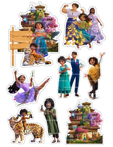 DIY Taarttopper Encanto 2 - 13cm