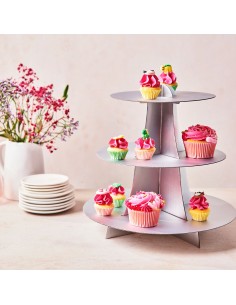 FunCakes Cupcake Standaard Zilver