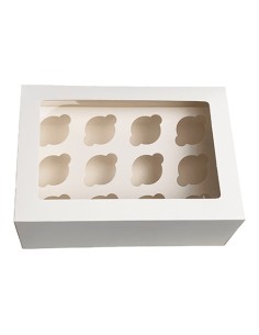 12-Cupcake Doos Wit -1st-