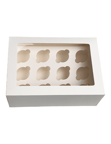 12-Cupcake Doos Wit -1st-