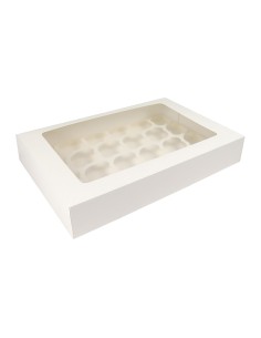 24-MINI Cupcake Doos Wit -1st-