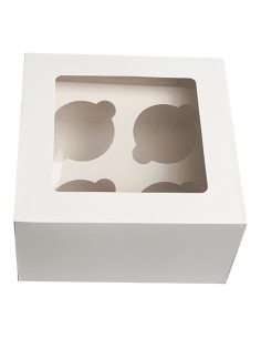 4-Cupcake Doos Wit -1st-