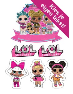 DIY Taarttopper LOL Surprise 1 - 16cm
