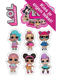 DIY Taarttopper LOL Surprise 2 - 13cm