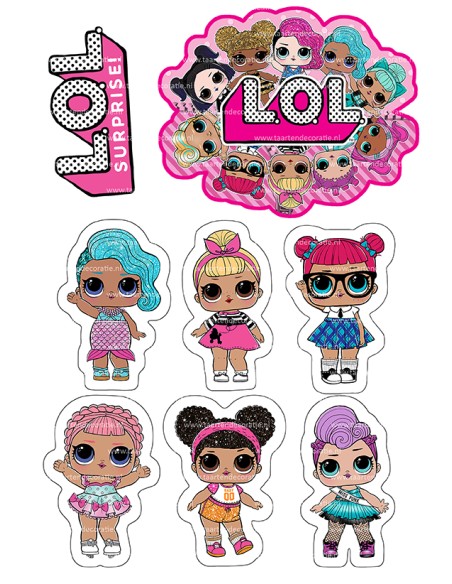 DIY Taarttopper LOL Surprise 2 - 13cm