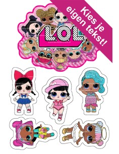 DIY Taarttopper LOL Surprise 2 - 16cm