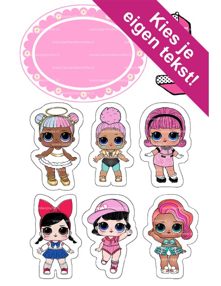DIY Taarttopper LOL Surprise 3 -13cm-