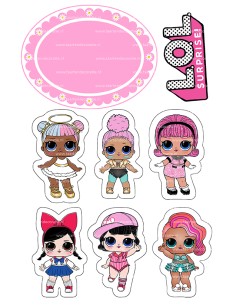 DIY Taarttopper LOL Surprise 3 -13cm- 2