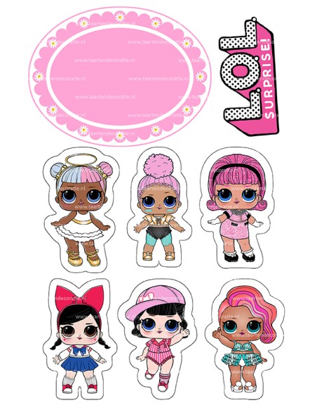 DIY Taarttopper LOL Surprise 3 -13cm-