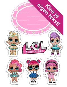 DIY Taarttopper LOL Surprise 3 -15cm-
