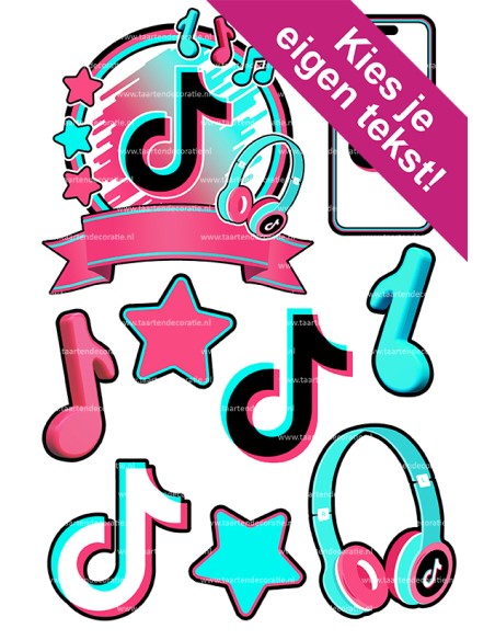 DIY Taarttopper TikTok 1 - 13cm