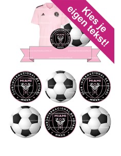 DIY Taarttopper Inter Miami - 15cm