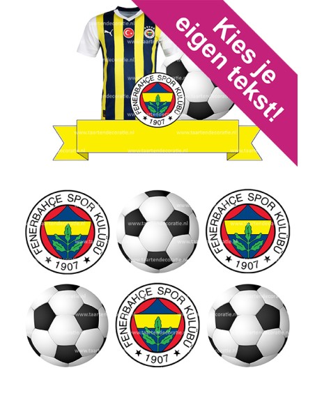 DIY Taarttopper Fenerbache - 15cm