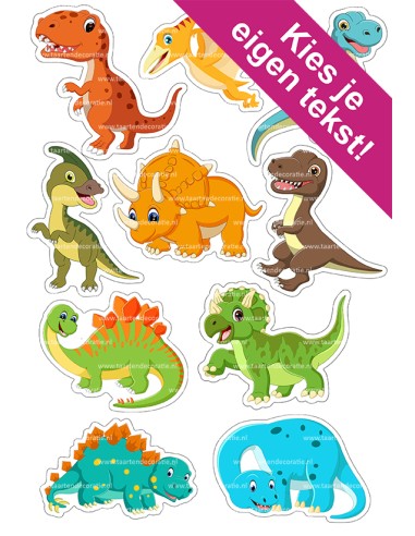 DIY Taarttopper Dino's